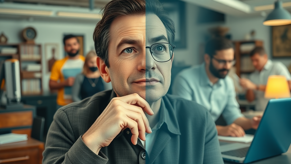 Collage of vintage and modern network marketing methods, transition from in-person meetings to digital connections, evolution of network marketing