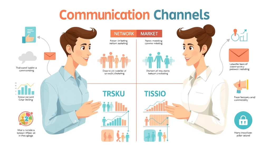 communication channels infographic effective communication in network marketing