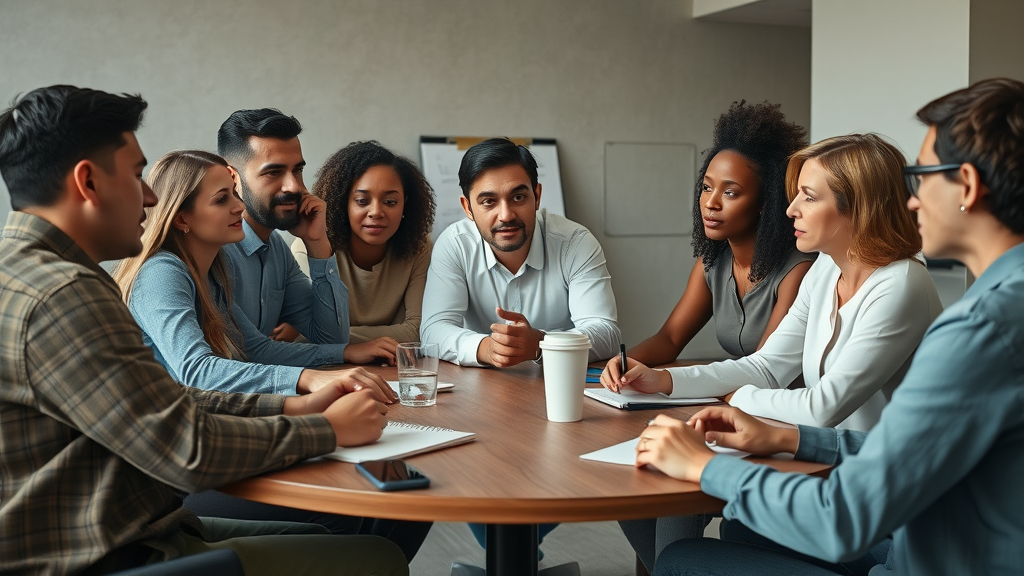 diverse network marketing team resolving communication issues, effective communication in network marketing