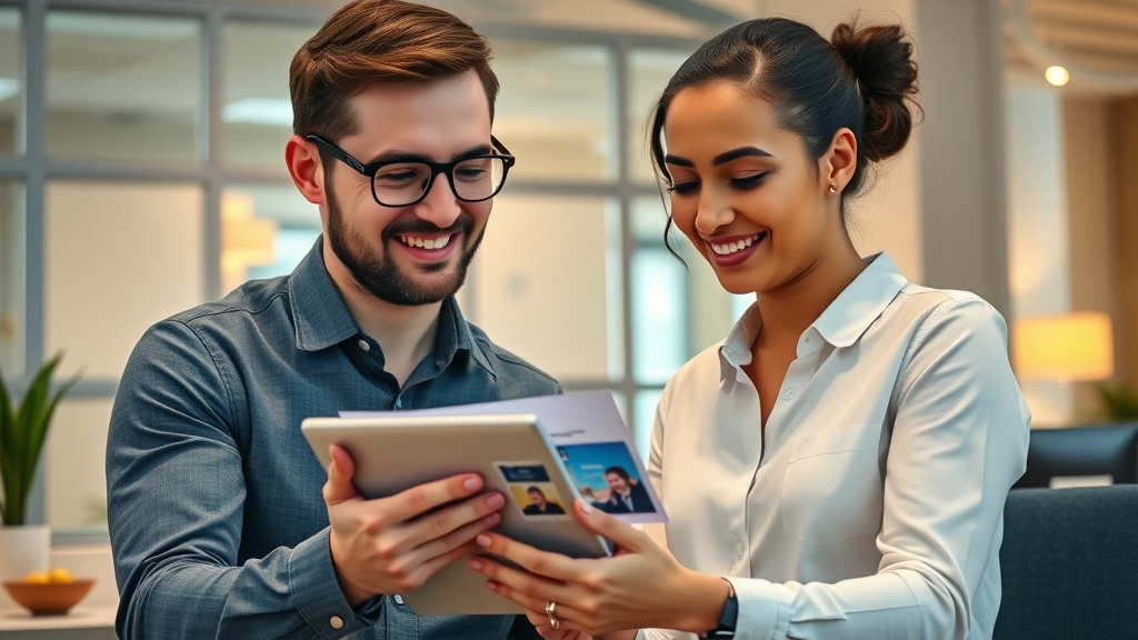 helpful network marketing recruiter guiding new team member onboarding