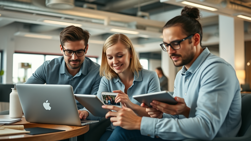 video email marketing team creating content talk fusion